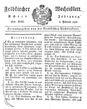 Feldkircher Wochenblatt