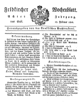 Feldkircher Wochenblatt