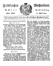 Feldkircher Wochenblatt