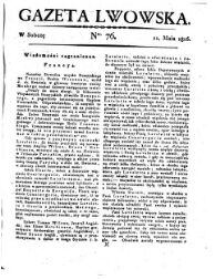 Gazeta Lwowska (Lemberger Zeitung)