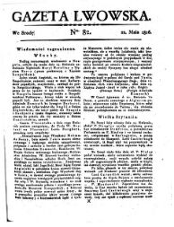 Gazeta Lwowska (Lemberger Zeitung)