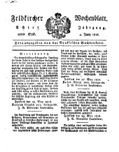 Feldkircher Wochenblatt