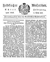 Feldkircher Wochenblatt