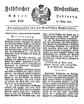 Feldkircher Wochenblatt