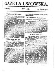 Gazeta Lwowska (Lemberger Zeitung)