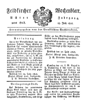 Feldkircher Wochenblatt