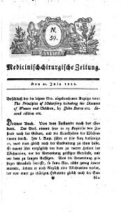 Medicinisch chirurgische Zeitung