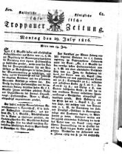 Kais. Königl. Schlesische Troppauer-Zeitung