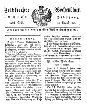 Feldkircher Wochenblatt