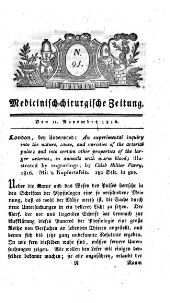 Medicinisch chirurgische Zeitung