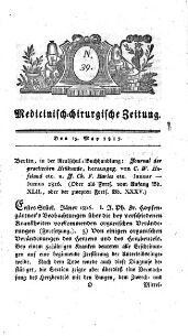 Medicinisch chirurgische Zeitung