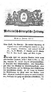 Medicinisch chirurgische Zeitung