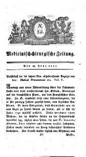 Medicinisch chirurgische Zeitung