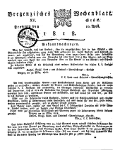 Bregenzer Wochenblatt