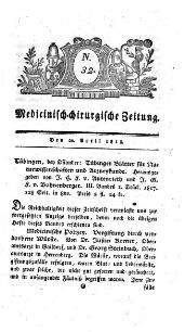 Medicinisch chirurgische Zeitung