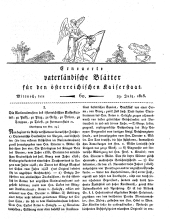 Vaterländische Blätter