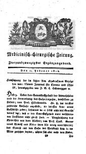Medicinisch chirurgische Zeitung