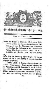 Medicinisch chirurgische Zeitung