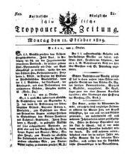 Kais. Königl. Schlesische Troppauer-Zeitung