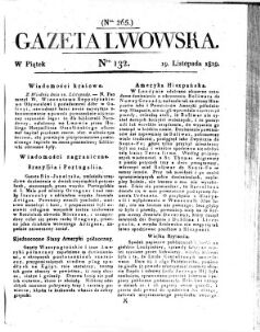 Gazeta Lwowska (Lemberger Zeitung)