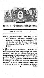 Medicinisch chirurgische Zeitung