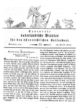 Vaterländische Blätter