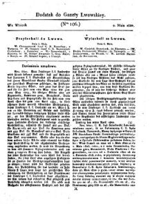 Gazeta Lwowska (Lemberger Zeitung)