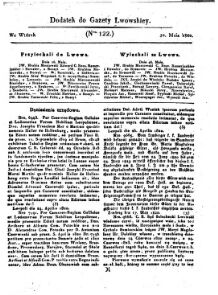 Gazeta Lwowska (Lemberger Zeitung)