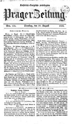 K. K. priv. Prager Zeitung