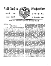 Feldkircher Wochenblatt