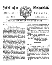 Feldkircher Wochenblatt