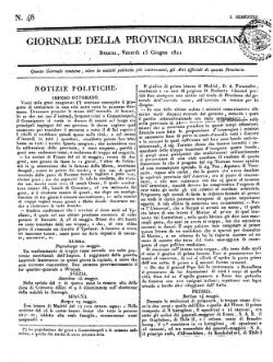 Giornale della provincia Bresciana