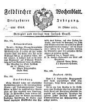 Feldkircher Wochenblatt