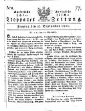 Kais. Königl. Schlesische Troppauer-Zeitung