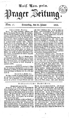 K. K. priv. Prager Zeitung