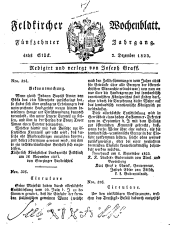 Feldkircher Wochenblatt