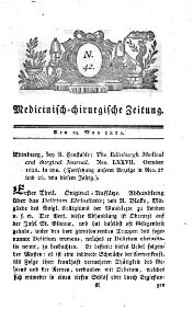 Medicinisch chirurgische Zeitung