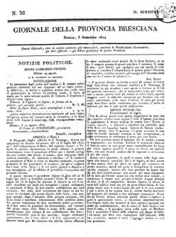 Giornale della provincia Bresciana
