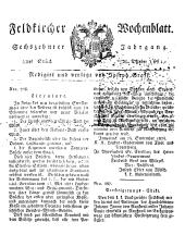 Feldkircher Wochenblatt