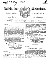 Feldkircher Wochenblatt