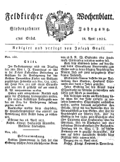 Feldkircher Wochenblatt