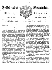 Feldkircher Wochenblatt