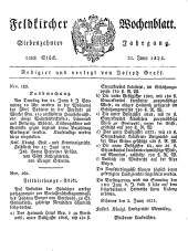 Feldkircher Wochenblatt