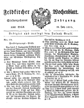 Feldkircher Wochenblatt