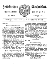 Feldkircher Wochenblatt