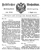 Feldkircher Wochenblatt