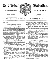 Feldkircher Wochenblatt