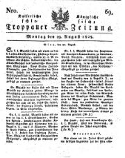 Kais. Königl. Schlesische Troppauer-Zeitung