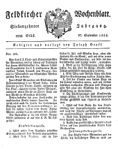 Feldkircher Wochenblatt