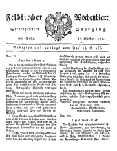 Feldkircher Wochenblatt